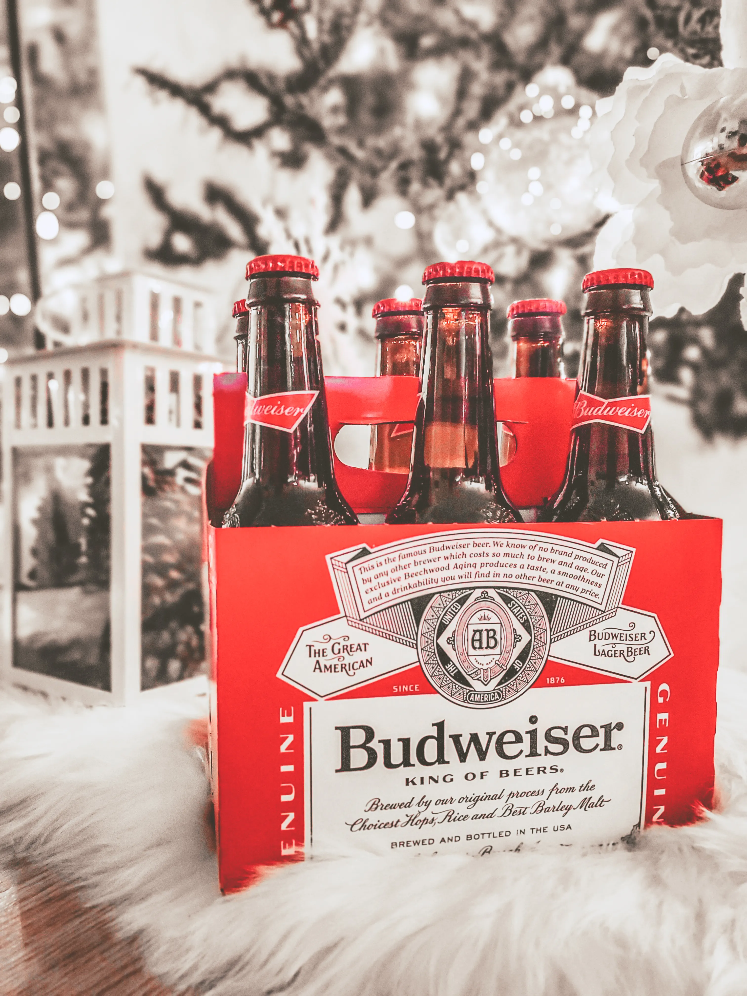 BUDWEISER 6PK  12 OZ BOTTLS