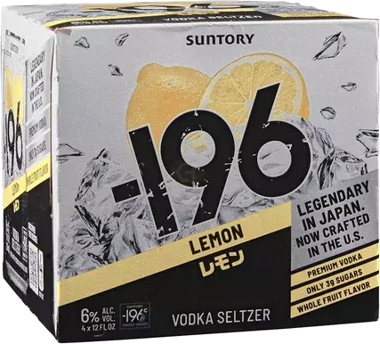 196 SUNTORY LEMON HARD SELTZER 12 OZ 4PK