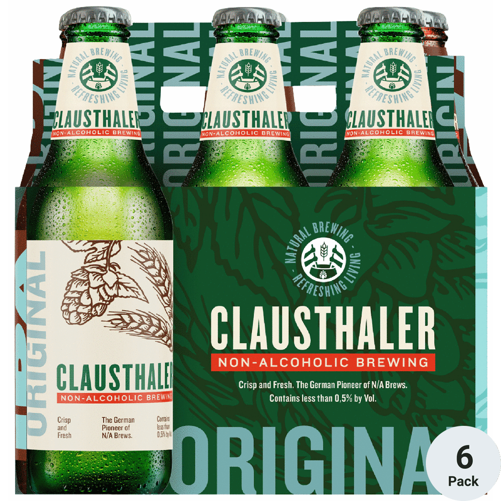 CLAUSTHALER NON ALCOHOLIC 6PK 12 OZ BOTTLES