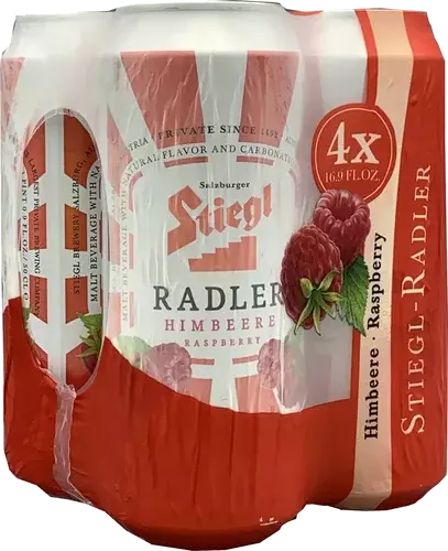 STIEGL-RADLER RASPBERRY 4 PK 16.9 OZ