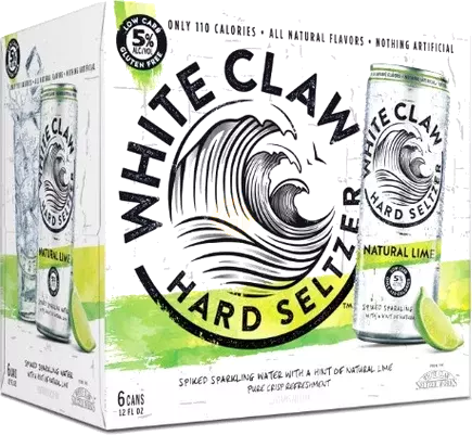 WHITE CLAW LIME 6PK 12 OZ