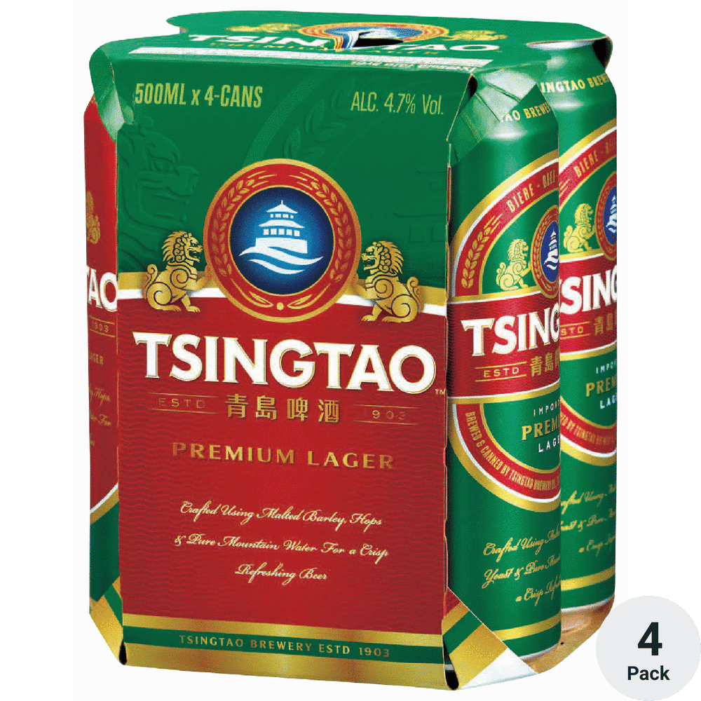 TSINGTAO LAGER 16OZ 4PK