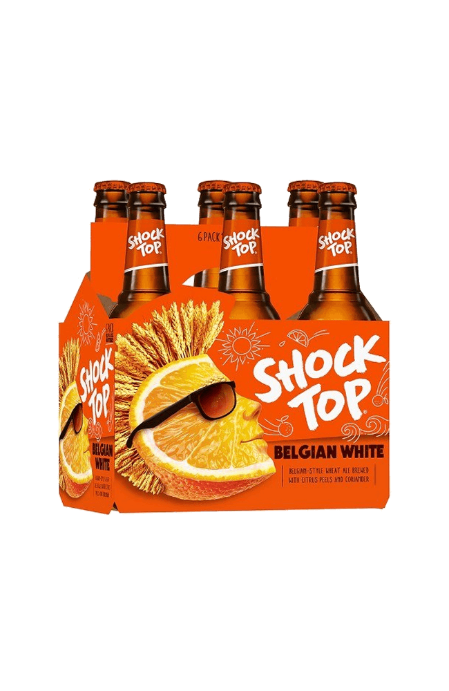 SHOCK TOP BELGIAN WHITE 6 PK BOTTLE