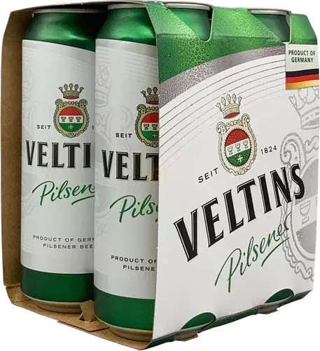 VELTINS PILSENER 16 FL.OZ 4PK CANS