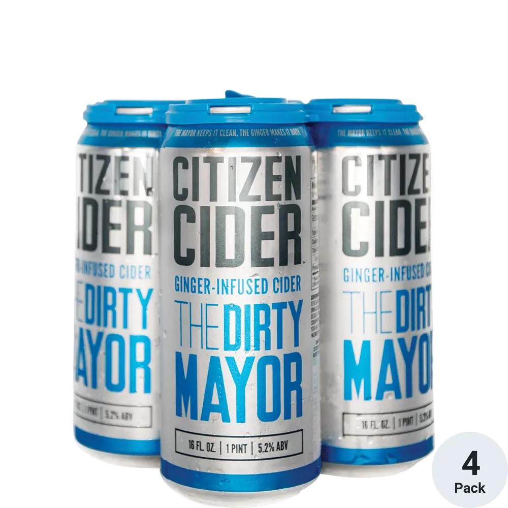 CITEZEN CIDER DIRTY MAYOR 16 0Z 4 PK
