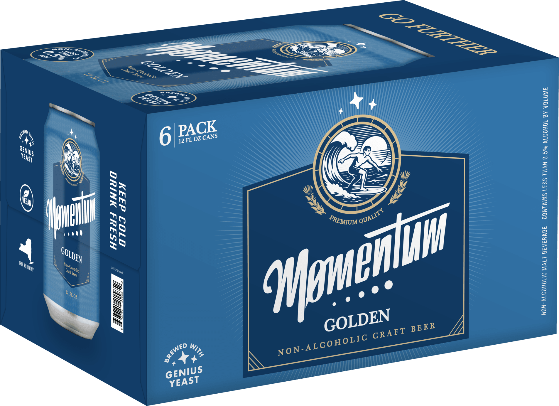 MOMENTUM GOLDEN ALE 12 FL OZ 6 PK 