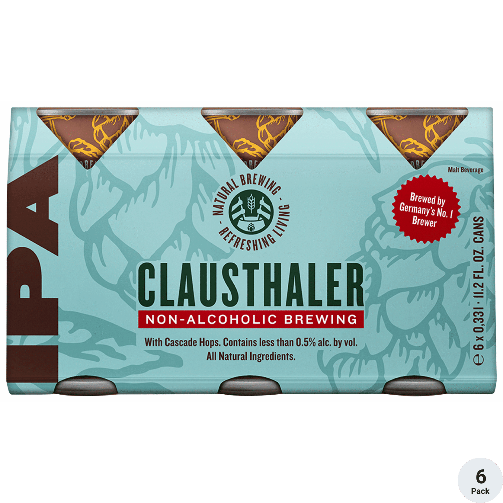 CLAUSTHER NON ALCOHOL 11.2 OZ 6PK CAN
