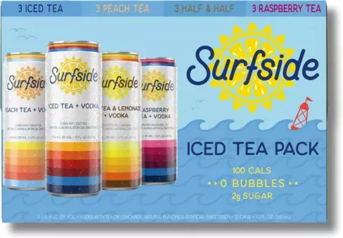 SURFSIDE ICED TEA PACK 12 OZ 12 PK