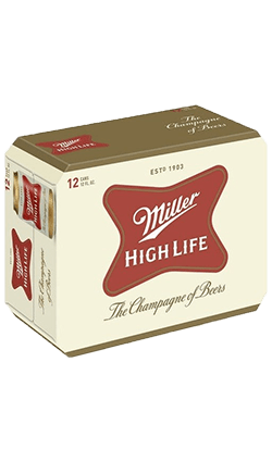 MILLER HIGH LIFE 12PK 12 OZ CAN