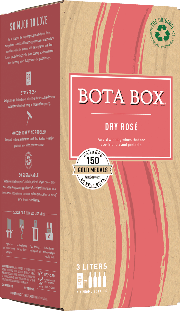 BOTA BOX  DRY ROSE 3L