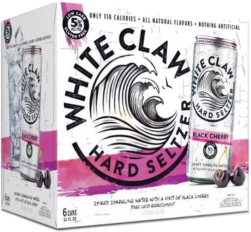 WHITE CLAW BLACK CHERRY 6PK 12 OZ