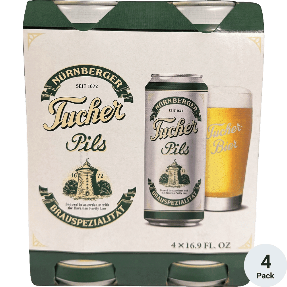 NURNBERGER TUCHER PILS 16.9OZ 4PKS
