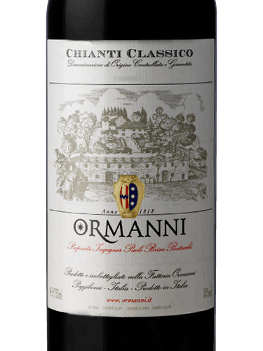 ORMANNI CHIANTI CLASSICO 750 ML