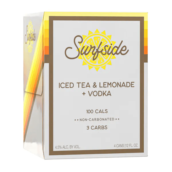 SURFSIDE TEA + LEMONADE VODKA 4PK CANS 12 OZ