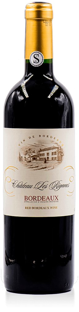CHATEAU LES RIGANES RED BORDEAUX 750 ML