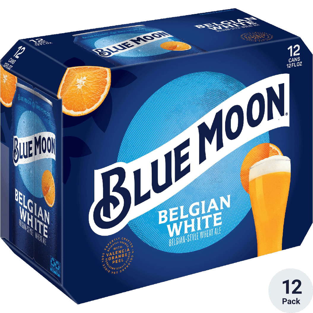 BLUE MOON BELGIAN WHITE 12OZ  12PK