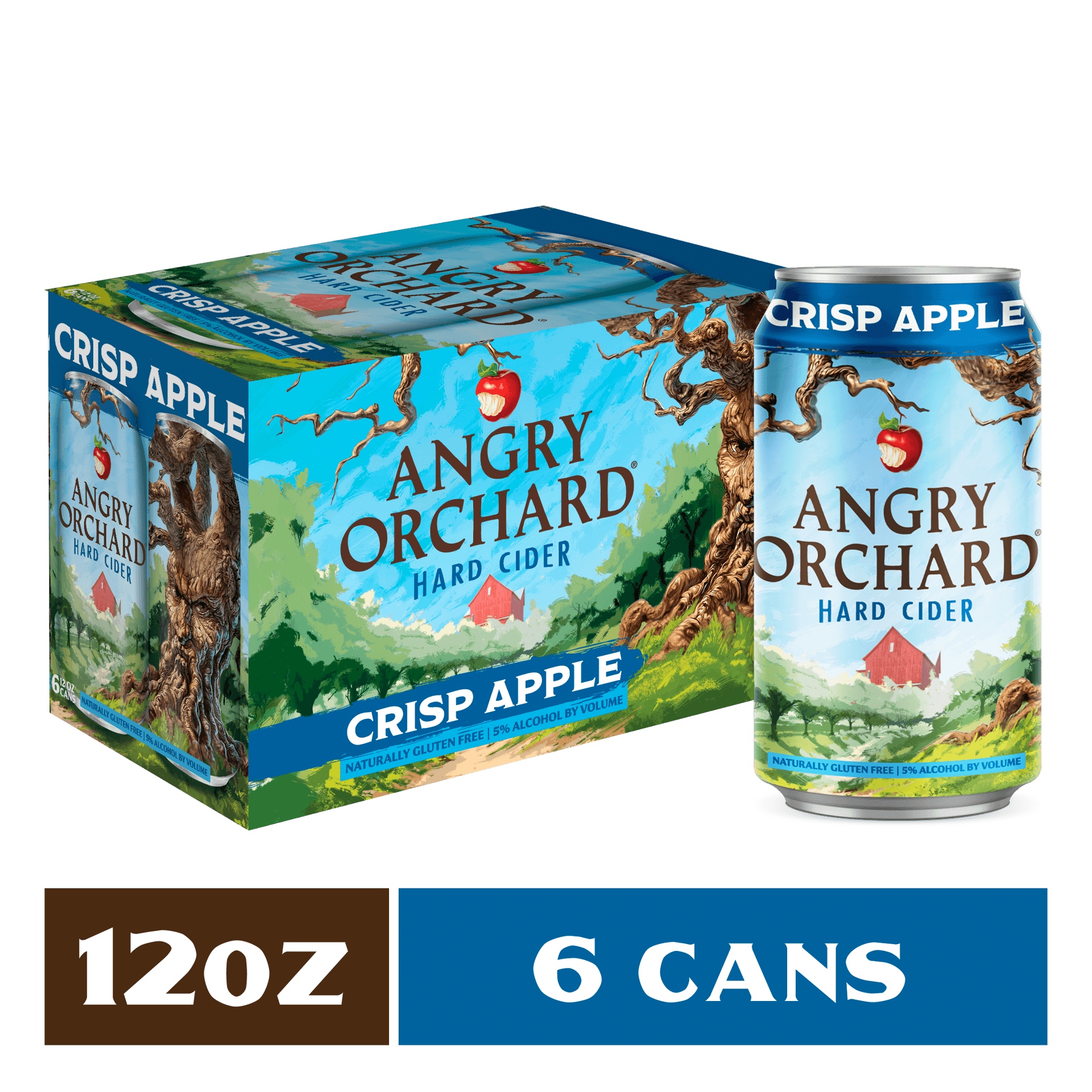 ANGRY ORCHARD HARD CIDER CAN 12 FL OZ 6 PK