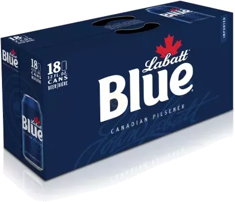 LABATT BLUE 18PK 12 OZ CANS