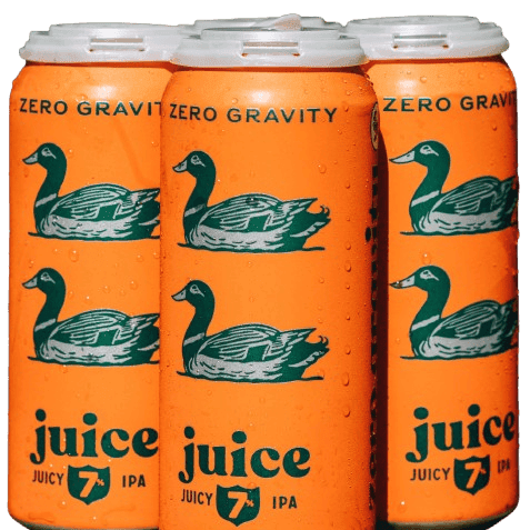 ZERO GRAVITY DUCK DUCK JUICE IPA 16 0Z 4 PK