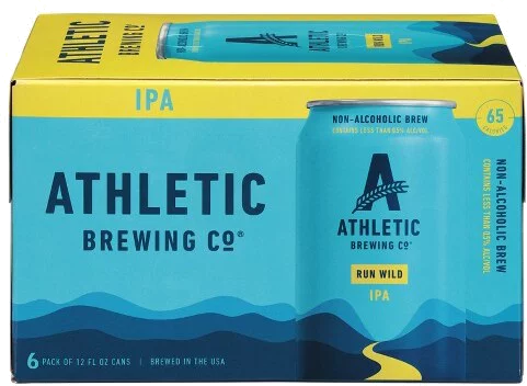 RUN WILD ATHLETIC NON ALCOHOLIC BREW 12 OZ 6 PK 