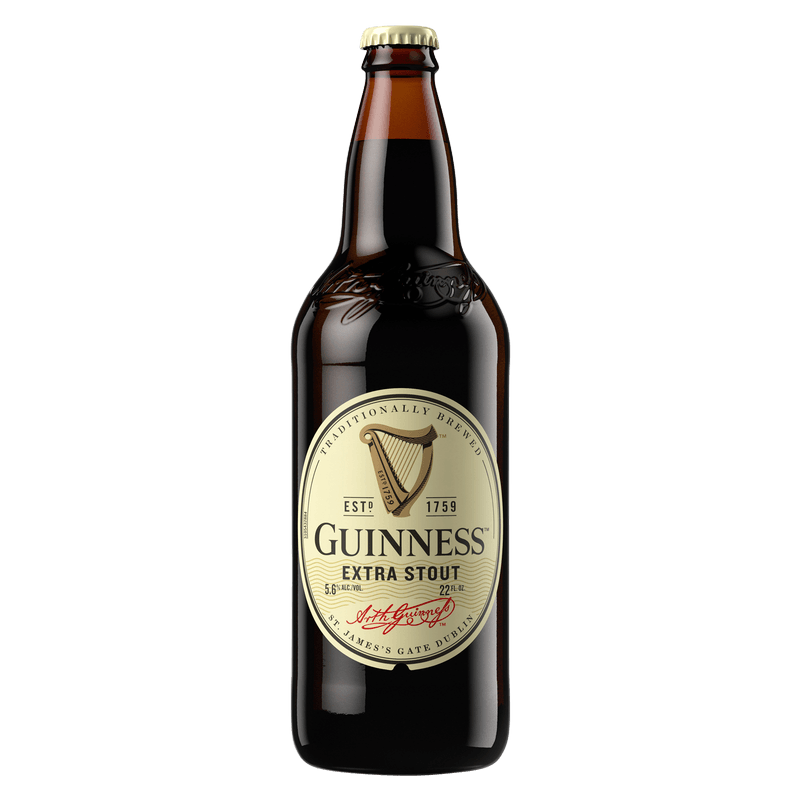GUINNESS EXTRA STOUT  25OZ SINGLE BOTTLE