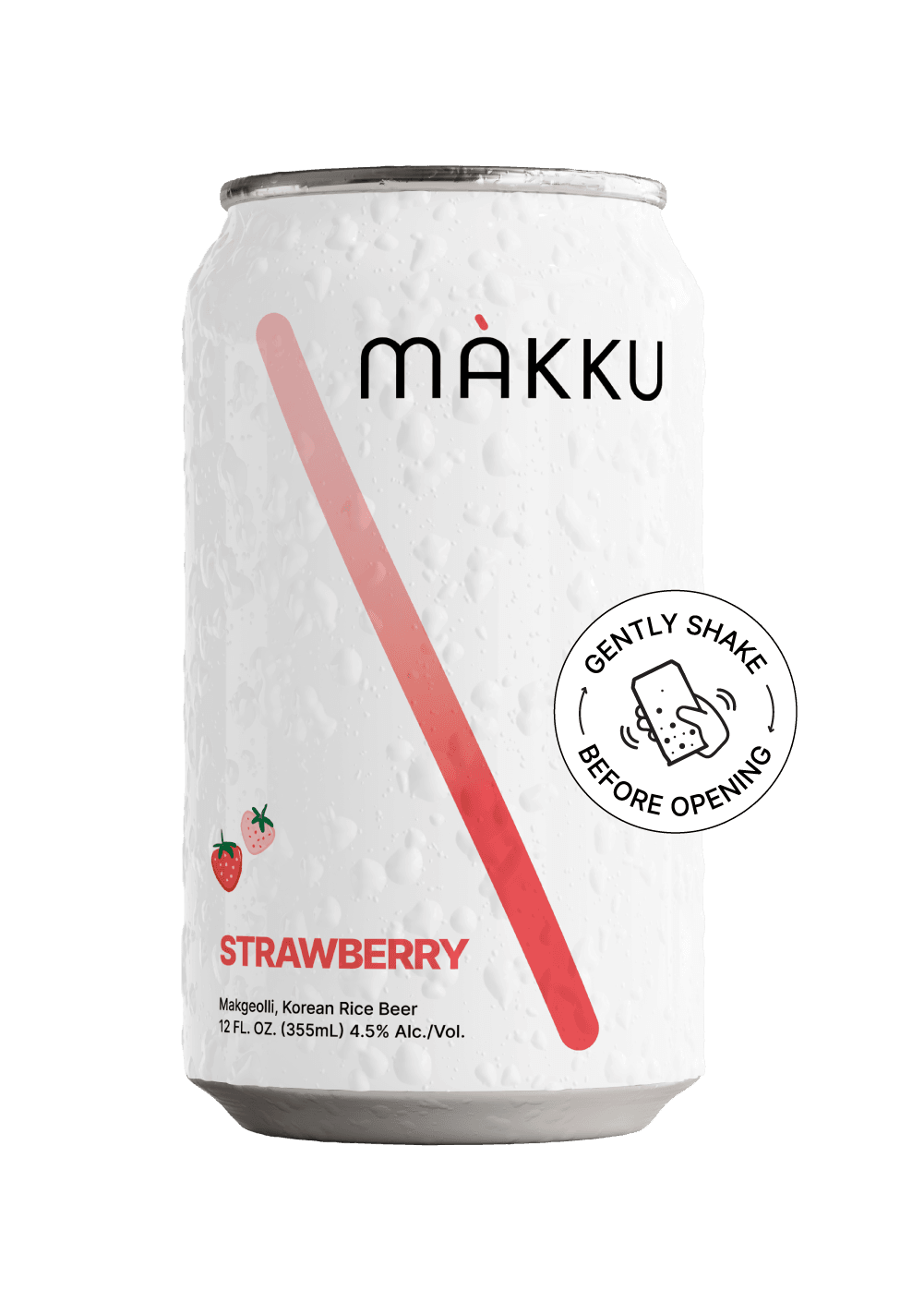 MAKKU STRAWBERRY RICE BEER 4PK