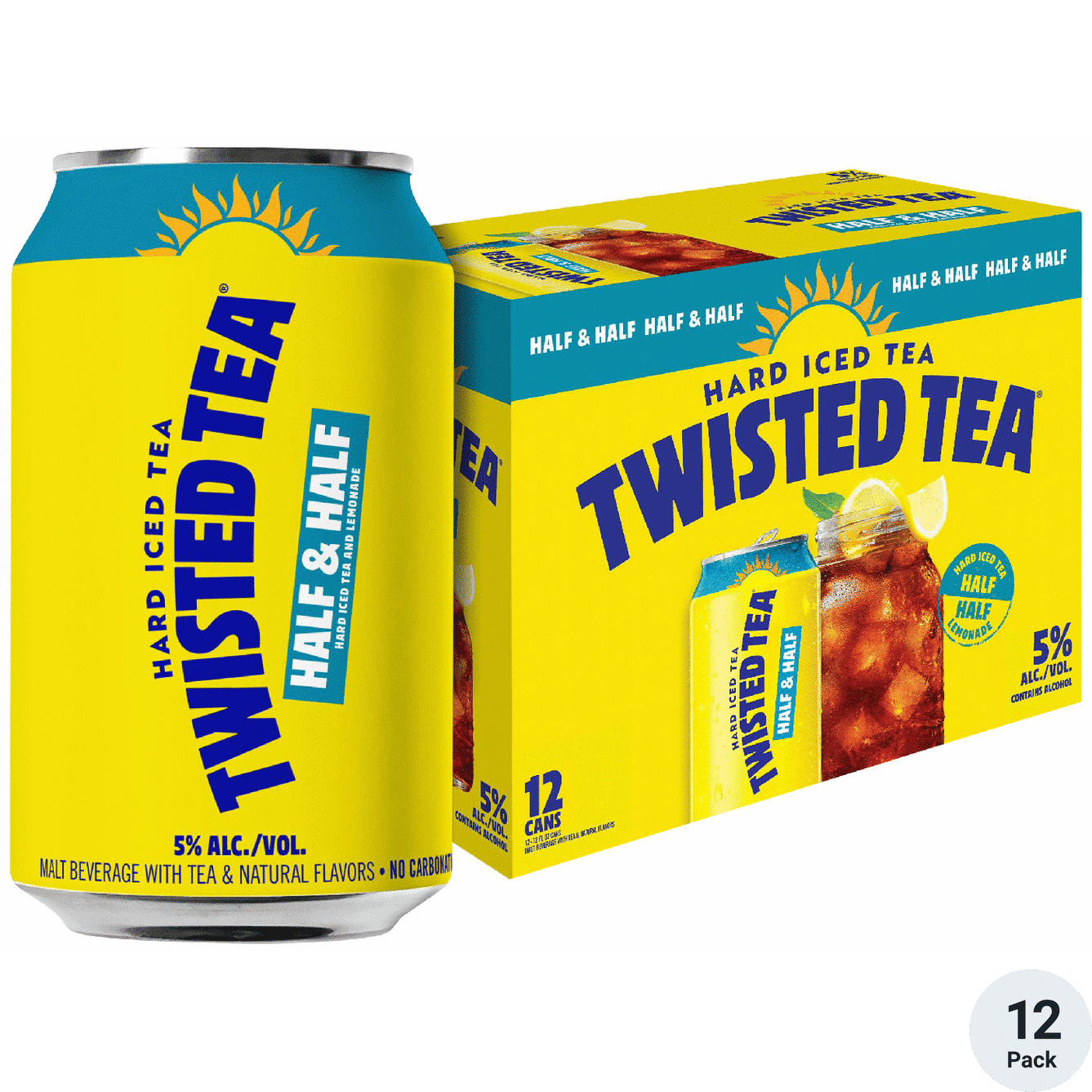 TWISTED TEA HALF & HALF 12 PK 12 OZ