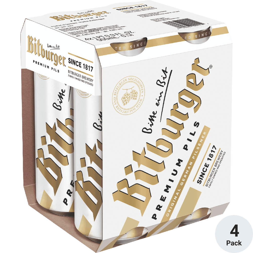 BITBURGER 16 OZ 4 PK 