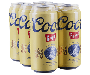 COORS BANQUET 6 CANS 16 OZ