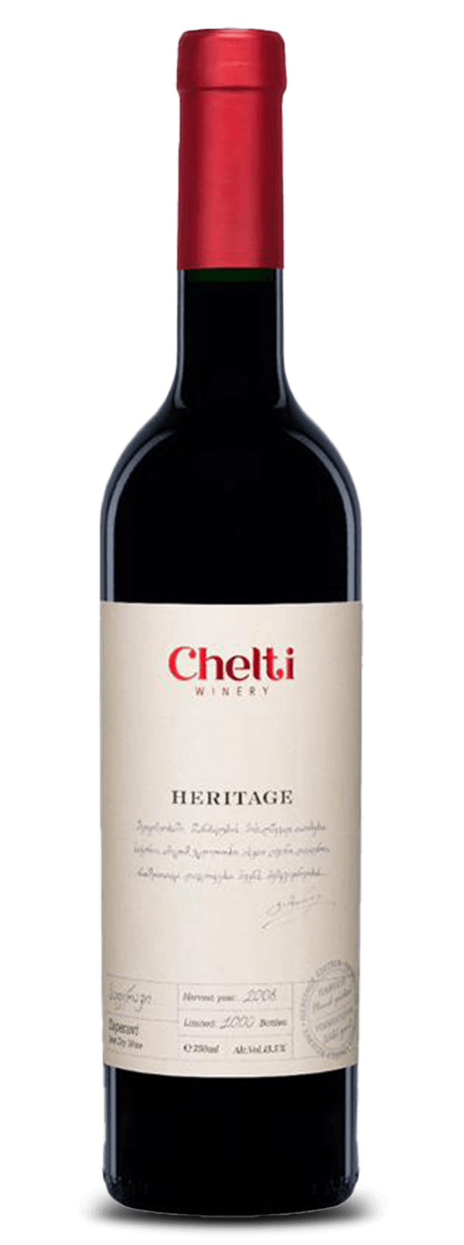 CHELTI WINERY HERITAGE 750 ML