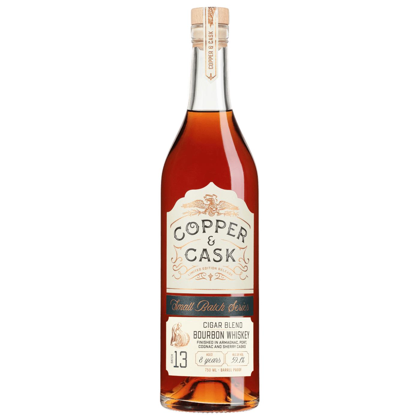 COPPER&CASK BOURBON 13 YEARS 750 ML